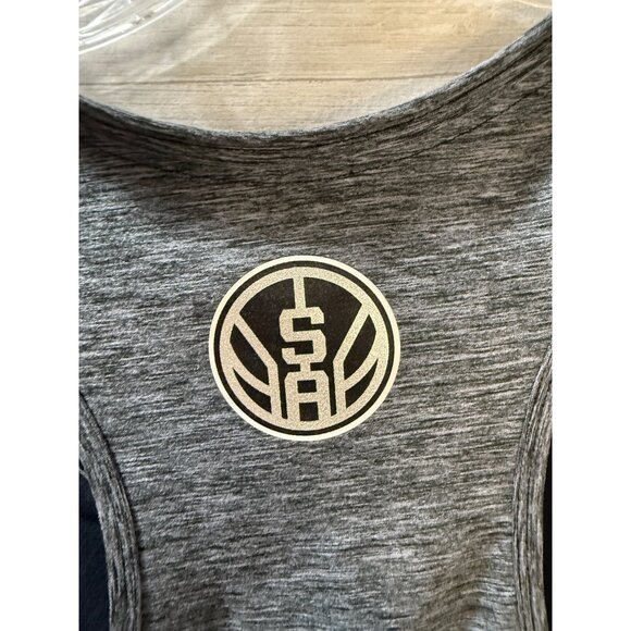 San Antonio Spurs Womens Fanatics Tank Top Black & Heather Gray Size XL - Picture 9 of 10